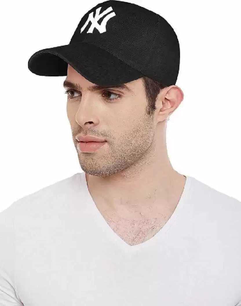 Selloria Brand A Black Cotton Adjustable Unisex Cap Quick Drying Sun Hat For Summers Outdoor Activites Sports Baseball Black Hat