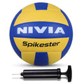 Nivia Combo Spikester Volleyball With Ball Pump (Yellow/Blue, Size  4)