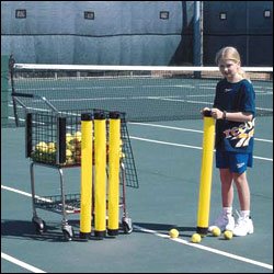 Oncourt Offcourt Tennis Masterpro Ball Tube - Easiest Way To Pick Up Tennis Balls/Shoulder Strap Included (21 Balls)