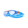 TYR Rogue Swim Mask Youth Fit, Clear/Blue/Orange