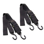 Meili Heavy Duty Boat Trailer Transom Strap (2Pk) - 2 Inch X 48 Inch Adjustable Marine Boat Tie Down Straps To Trailer (Shipped
