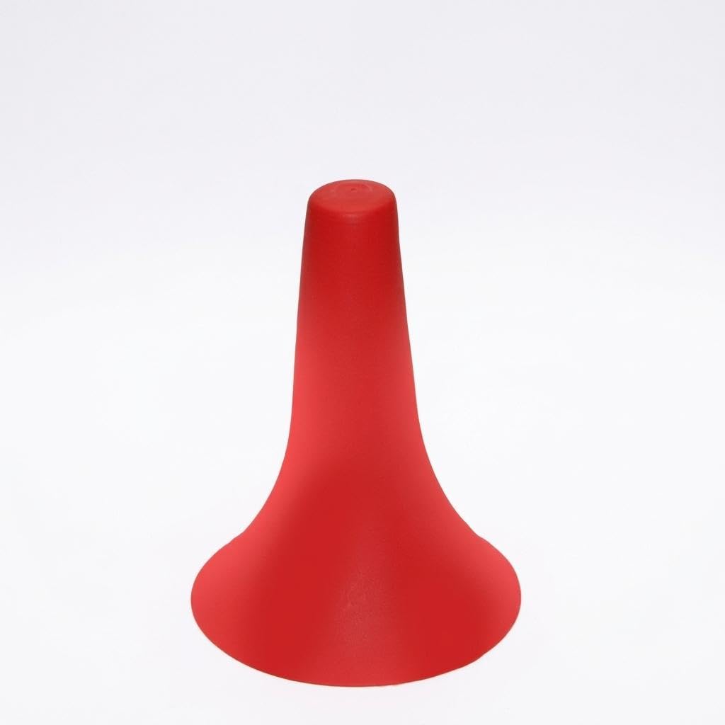 TRENDYNEST Color Cone, Training Cone, Mini Cone, PE Made, Flexible, for Soccer Practice, 17.523cm Red
