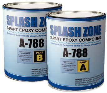 Boating Accessories New A-788 Splash Zone Compound Pettit A788Hg 1/2 Gallon 1 Qt A & 1 Qt B