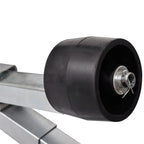 Vidaxl Adjustable Boat Trailer Bottom Support Bracket With Keel Rollers - Zinc-Coated Steel Holder Suitable For Boats From 2' 7'