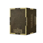 Yes4All 3 In 1 Wooden Plyo Box, Plyometric Box For Home Gym And Outdoor Workouts - Moss Brown - 16 X 14 X 12