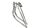 Lowrider 20'' Bent Spring Fork 1'' Chrome. Bike Fork, Bicycle Fork, Bike Fork Bicycle Fork