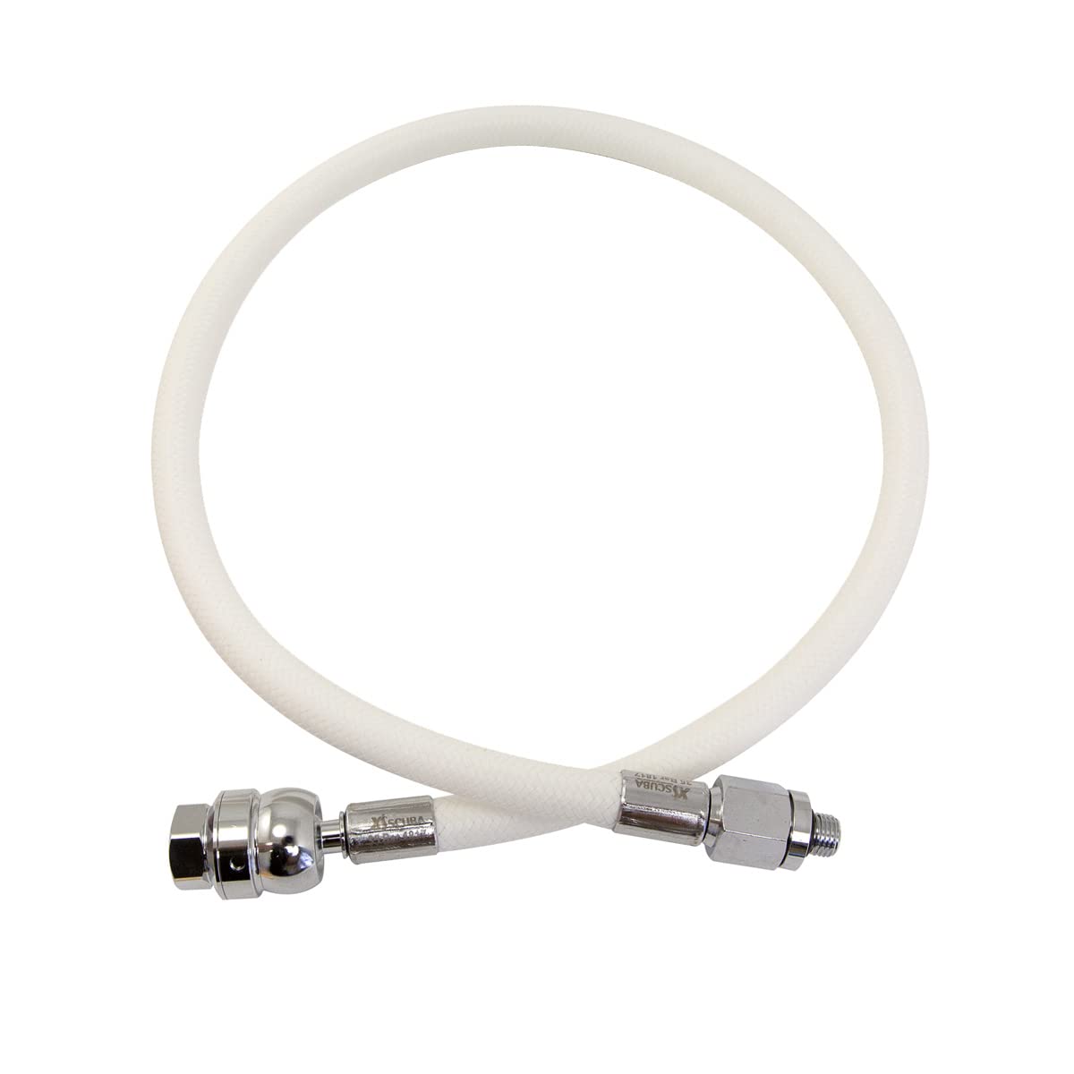 XS Scuba Miflex DS (Dual Swivel) LP Hoses - White
