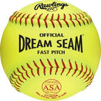 Rawlings | Official Dream Seam Fastpitch Softballs | 11'' Usa / Asa | Synthetic Cover C11Rysa | 12 Count