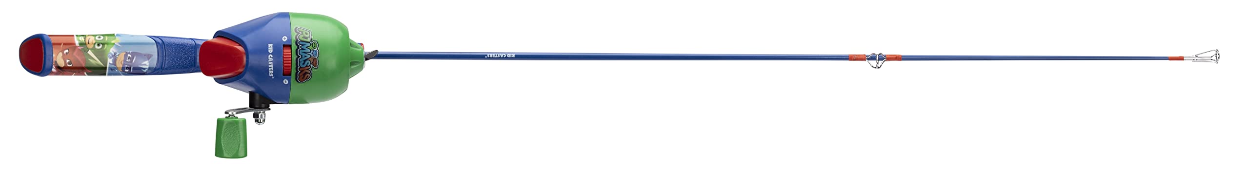 Kid Casters: Pj Masks Youth Fishing Pole | Spincast Reel & Practice Casting Plug | Small & Easy To Use (Pre-Spooled With A 6-Pou