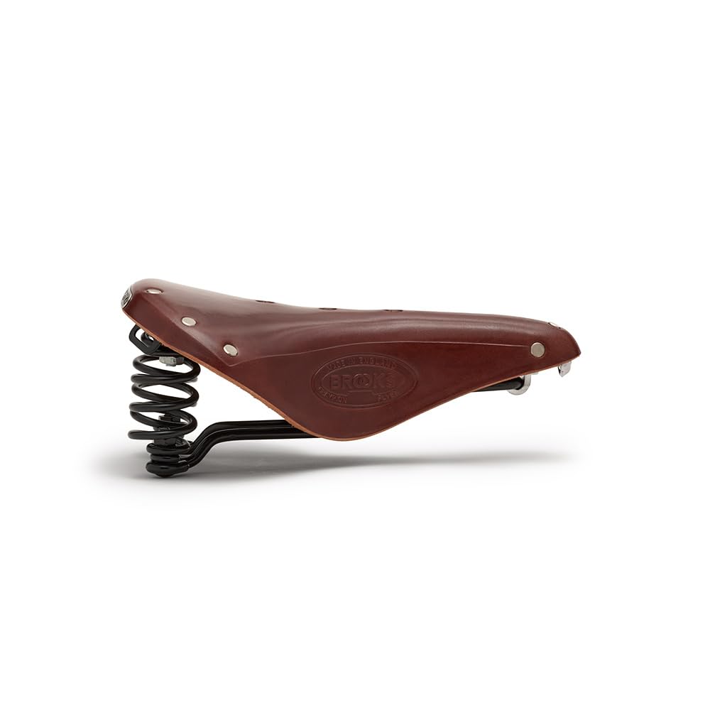 Brooks Saddles Men'S Flyer Bike Saddle, Antique Brown/Black Steel