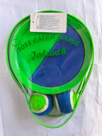 Jalunth Ball Catch Set Games Toss Paddle - Beach Toys Back Yard Outdoor Pool Backyard Throw Sticky Set Age 3 4 5 6 7 8 9 10 11 1