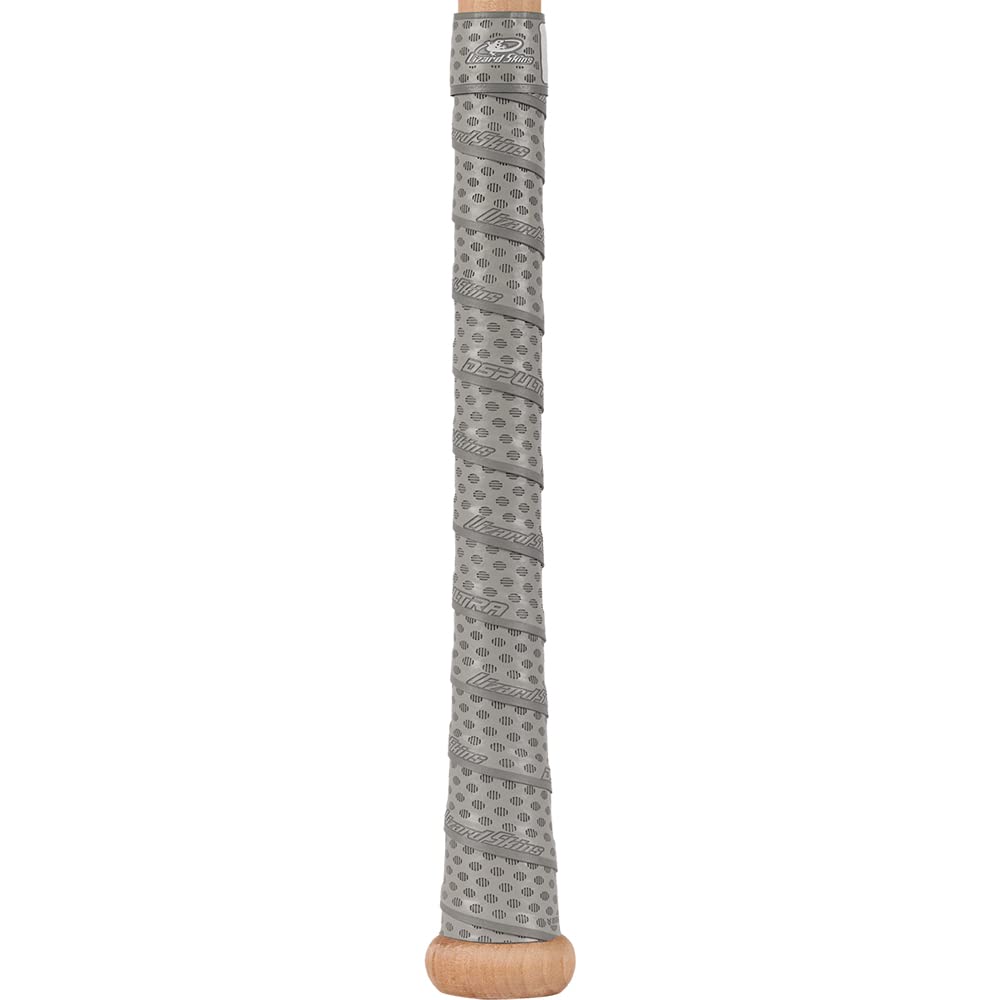 Lizard Skins Dsp Ultra 1.1Mm Bat Grip - Next-Gen Durasoft Polymer Baseball & Softball Bat Tape (Platinum Grey)