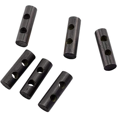 Bayite Small Ferro Rod Survival Drilled Flint Fire Starter With Toggle Hole For Paracord Bracelet Necklace 1 Inch Pack Of 6