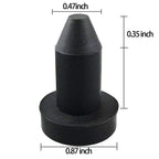 Bubosper 4 Pack Push In Kayak Drain Plug Compatible With Sundolphin Kayaks Aruba 8 Ss, Aruba 10, Bali 8, Excursion 10 (4Pcs) (Bl
