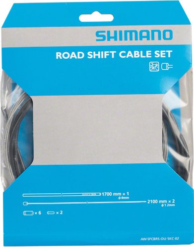 Shimano Road Shift Cable Set Galv Steel Black House