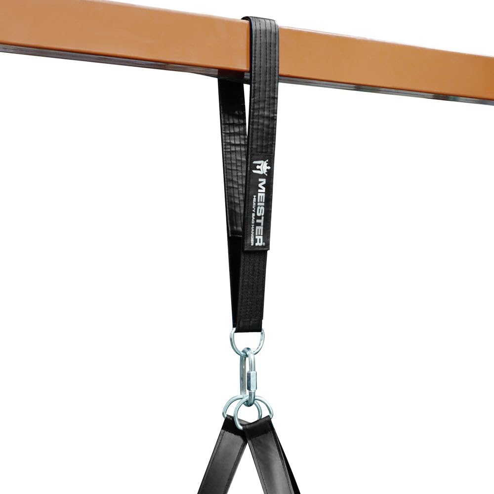 Meister Robust Bag Hanger Tension Strap Holder for Punch Bags Black 2 m
