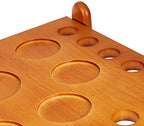 Viper By Gld Products Hardwood Corner Floor Billiard/Pool Cue Rack, Holds 10 Cues, Oak Finish, 26.25'' L X 15.50'' W X 15.50'' H
