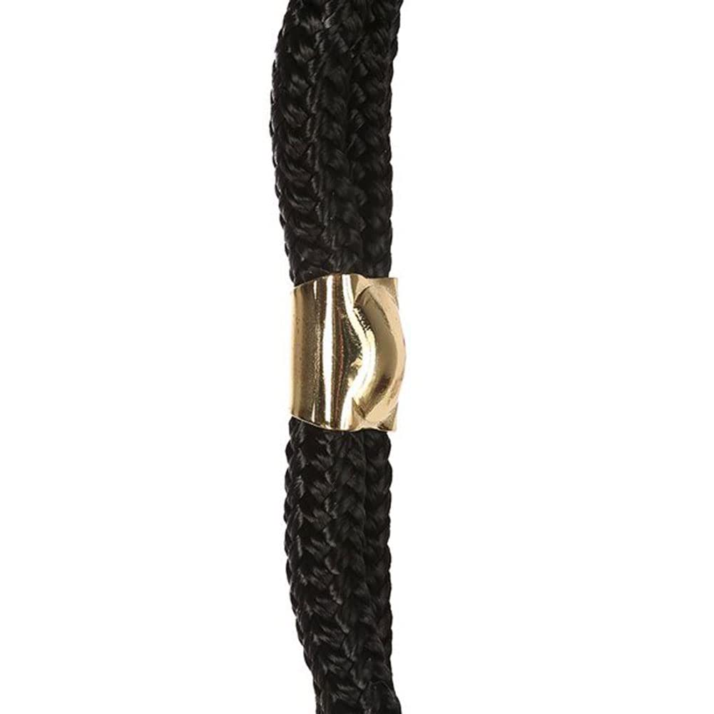 Mustang Be Good Control Poly Rope Halter Black