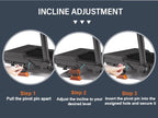 Lichico Treadmill With Incline Walking Pad Under Desk For Home And Office, 8.7Mph Compact Portable Folding Treadmill With Handle