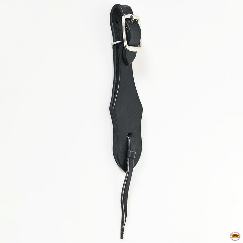 Hilason Black 3/4'' Slobber Straps For Rein-Water Loop Ties Quick Change Buckle Black  Slobber Straps  Slobber Straps For Horses