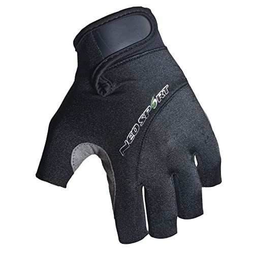 Neosport 3/4 Finger Neoprene Gloves, 1.5Mm - Unisex Design For Obstacle Racing, Biking, Sailing And Paddle Boarding - Offer Prot