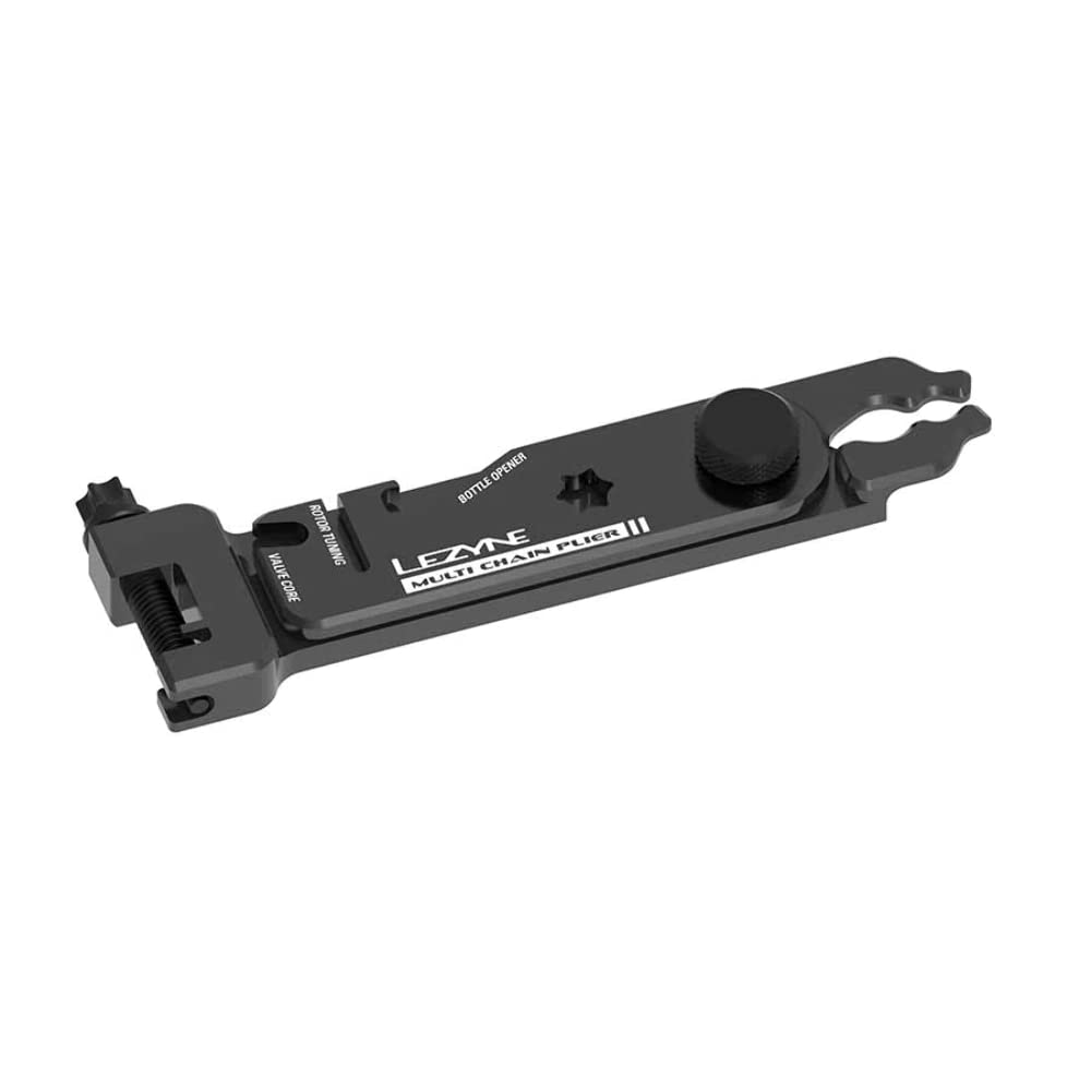 Lezyne Multi-Chain Bicycle Pliers, Chain Link Removal Integrated With Chain Breaker Tool, Valve Core Wrench, Link Storage, All-I