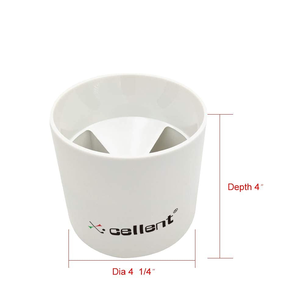 Xcellent Golf Green Cups Plastic Golf Hole Cups For Backyard Practice Putting Green,Outdoor Indoor Golf Putting Cup,2Pcs Practic