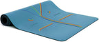 Liforme Printed Yoga Mat - Free Yoga Bag, Patented Alignment System, Warrior-Like Grip, Non-Slip, Eco-Friendly, Biodegradable, S