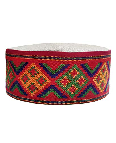 Vastraa Fusion Unisex Woolen Kullu Cap (Pack Of 1) (Ts0962D_Multi Color_Free Size)