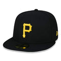Men'S Pittsburgh Pirates New Era Black Game Authentic Collection On-Field 59Fifty Fitted Hat Size 7