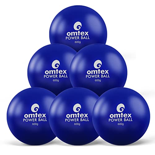 omtex Rubber Weighted Balls For Power Hitting, Batting & Pitching Training Suitable For Teenager & Athlete, Build Strength & Mus