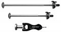 Pinhead Bicycle Locking Skewer Set, 2 Pack, Silver (Ph-110)
