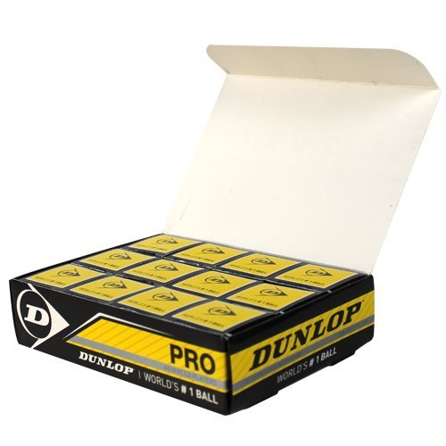 Dunlop Pro Double Dot Squash Ball (12 Pk)