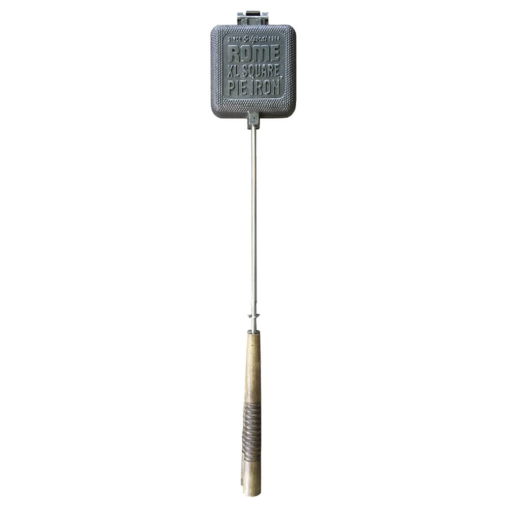 Rome Industries XL Square Pie Iron, 5 x 28, Gray