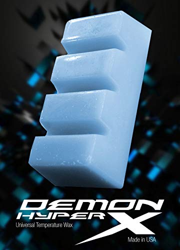 Demon Hyper Speed Ski & Snowboard Tune Kit With Iron, 1Lb Wax Block & Base Cleaner
