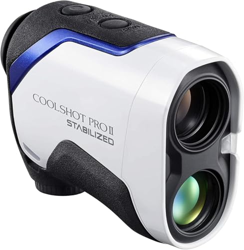 Nikon Coolshot Proii Stabilized Golf Rangefinder  Waterproof & Stabilized Laser Rangefinder With Slope, Oled Display And 5 Year