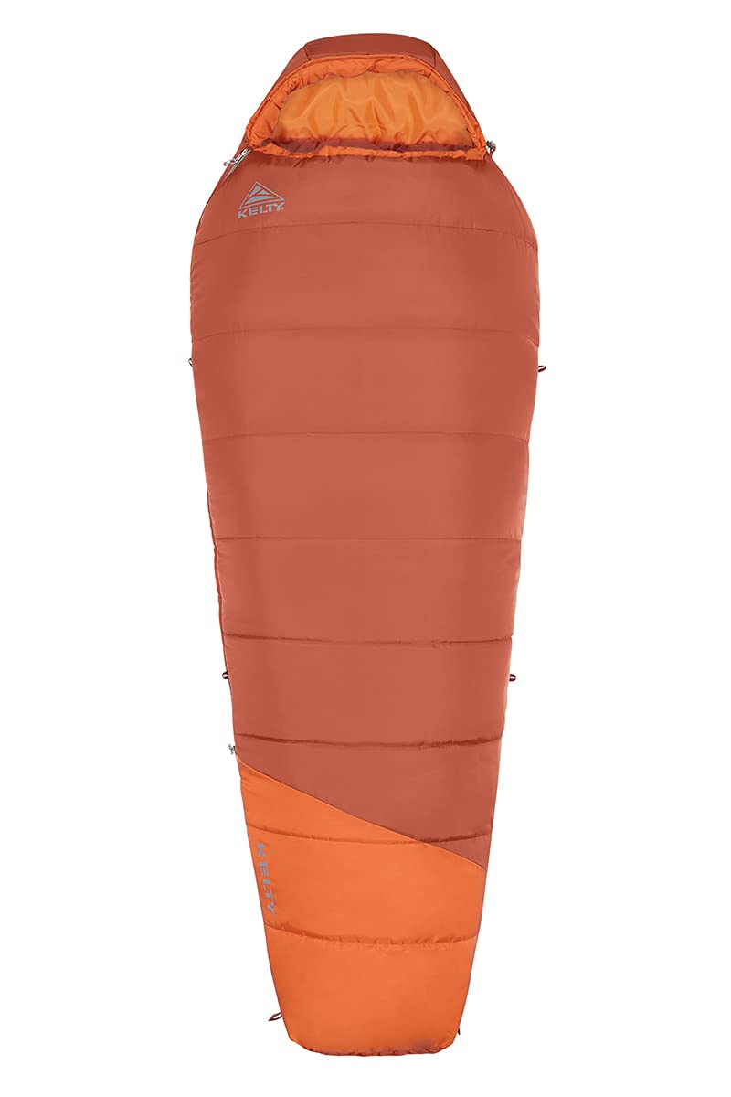 Kelty Mistral Down Sleeping Bag, 550 Fill Power Budget Down-Filled Camping Bag, Water Resistant, Lightweight, 3-Season (0 Degree