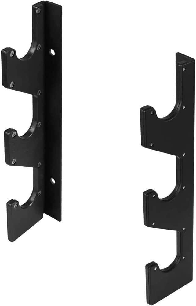 Yes4All Barbell Holder Horizontal Storage Rack For Home Gym Organizer, Barbell Storage Rack Fit 2-Inch Olympic Bars, Curl Bars, 