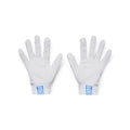 Under Armour Womens Radar Softball Gloves, (103) White/Carolina Blue/White, Large