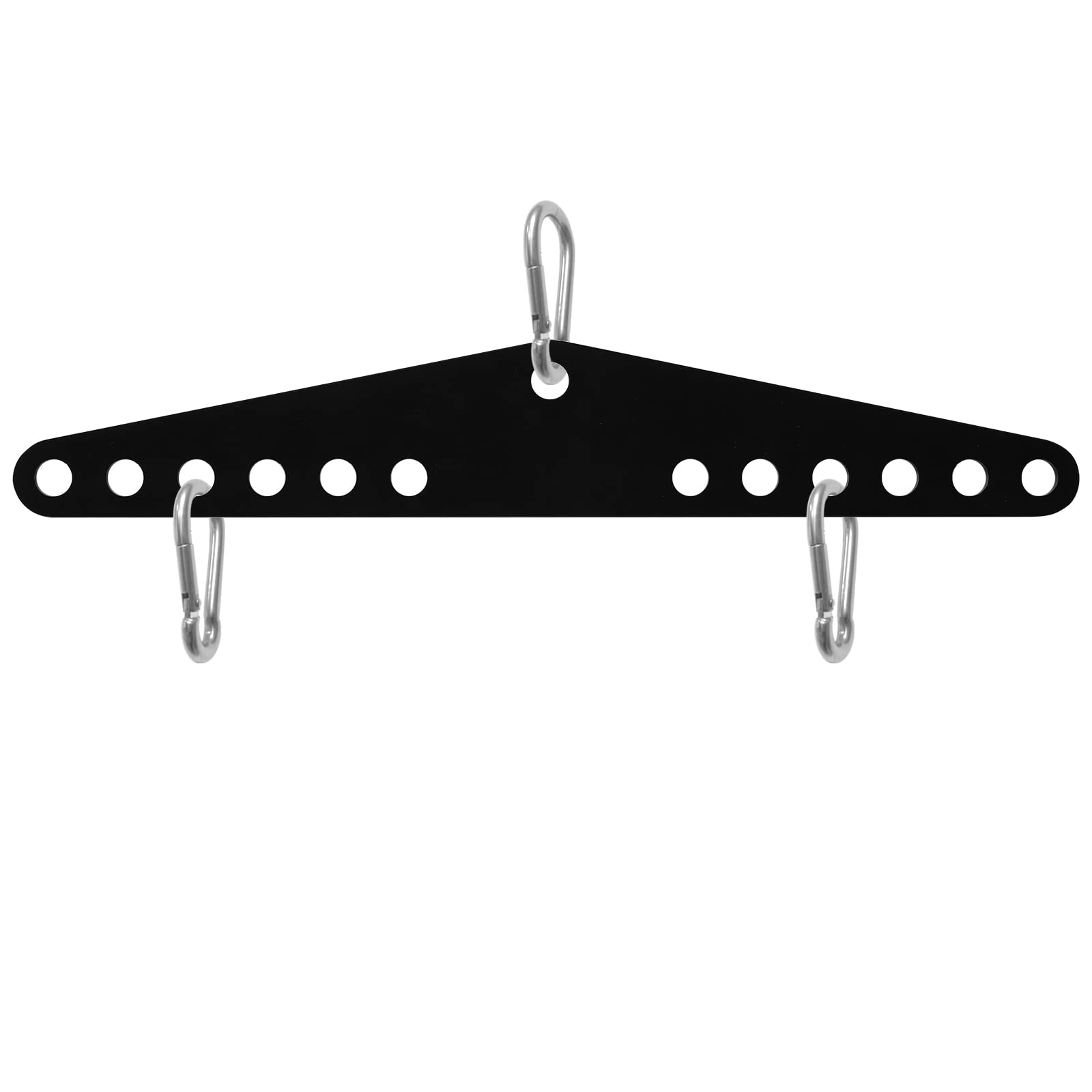 RIMLUFE Double to Single D Handle Cable Weight Workout Pulley System Adaptor Plate Spreader for LAT Pull Down Bar Rope Attachmen