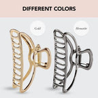Kitsch Large Claw Clip - Big Open Shape Metal Hair Clips For Women  Stylish Large Hair Claw Clips  Jaw Clips Big Claw Clips For