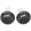 ODI Bar End Plugs, Anodized Black Aluminum, 1 Pair