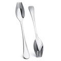 Spork 6-Pack Long Handle And Heavy Duty 18/10 Sporks Stainless Steel Sporks Reusable For Kids And Adults And Outdoor Camping By
