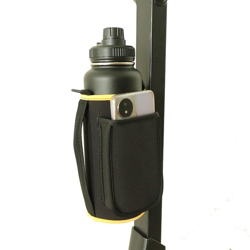 SACSTAR Magnetic Gym Bag Water Bottle Carrier Holder with Adjustable Strap & Phone Pockets Magnetic Bag Gym 5 Built-in Magnet Ba