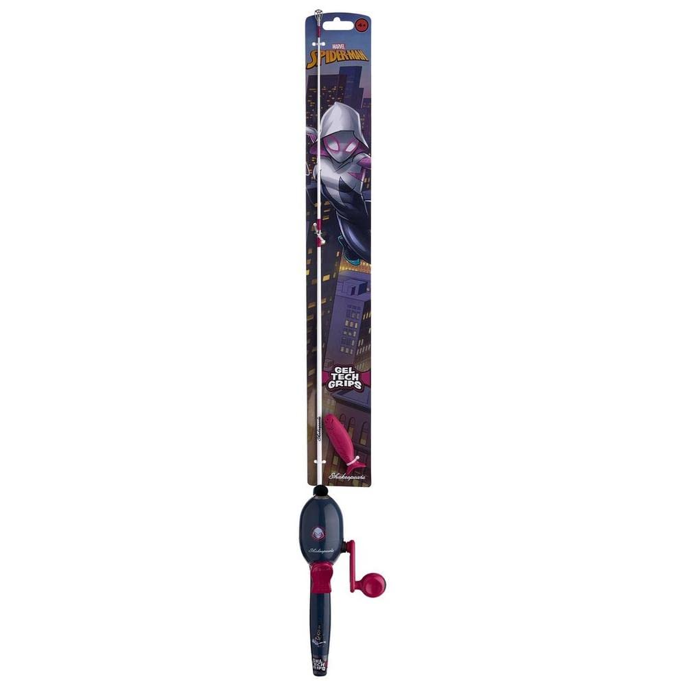 Shakespeare Marvel Ghost Spider Childrens Fishing Beginner Kit