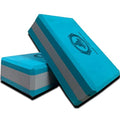 Vedam High Density Eva Foam Yoga Block Set Of 2 For Men & Women | Improve Strength & Aid Balance (Aqua Grey)