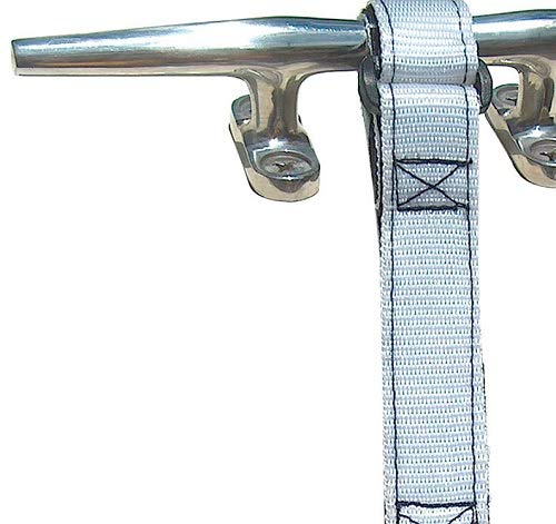 Airhead No-Slip Fender Straps, 2 Pack White, 8.5