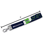 Rico Industries Nfl Football Seattle Seahawks Standard Wrist Lanyard Key Chain, Cute Wristlet Strap Keychain Holder For Women Me