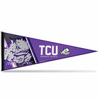 Rico Industries Ncaa Tcu Horned Frogs Primary 12'' X 30'' Felt Wall D  Cor Pennant - Great For Home/Bed Room/Man Cave D  Cor