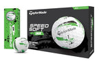 Taylormade Golf Speedsoft Ink Golf Balls Green One Dozen